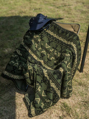 収納可能 フリースブランケットジャケット