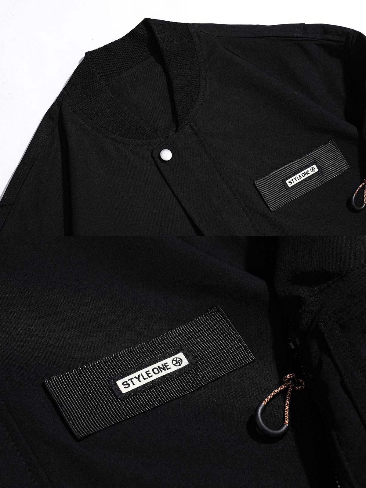 製品画像
クラシックなMA-1フライトジャケットの進化版。ミリタリースタイルと現代的な実用デザインを融合し、刺繍ワッペンや防風・撥水機能が特徴的。アウトドアにも対応できる実用的でファッション性の高いアイテム。
詳細画像
肩と腕に施された複数の刺繍ワッペンが、ミリタリー感を強調。特殊加工を施した生地が防風・撥水機能を提供し、リブ編みの袖口と裾が保温性を高めています。進化したMA-1デザインで、より機能的かつスタイリッシュ。