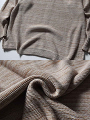 製品画像
グレージュ色とオリーブグリーンの切り替えデザインが特徴的なハンドステッチニットセーター、精緻な手作業で仕上げられ、アクリルとコットンの混紡素材で快適な着心地と暖かさを提供
詳細画像
精緻な手作業によるハンドステッチが施されたニットセーター、グレージュとオリーブグリーンの色のコントラストが美しく、アクリル50%とコットン50%の混紡素材で、肌触りが良く、通気性も優れたデザイン