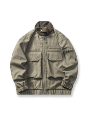 コーデュロイ ハイネック ツイル ハンティング ジャケット