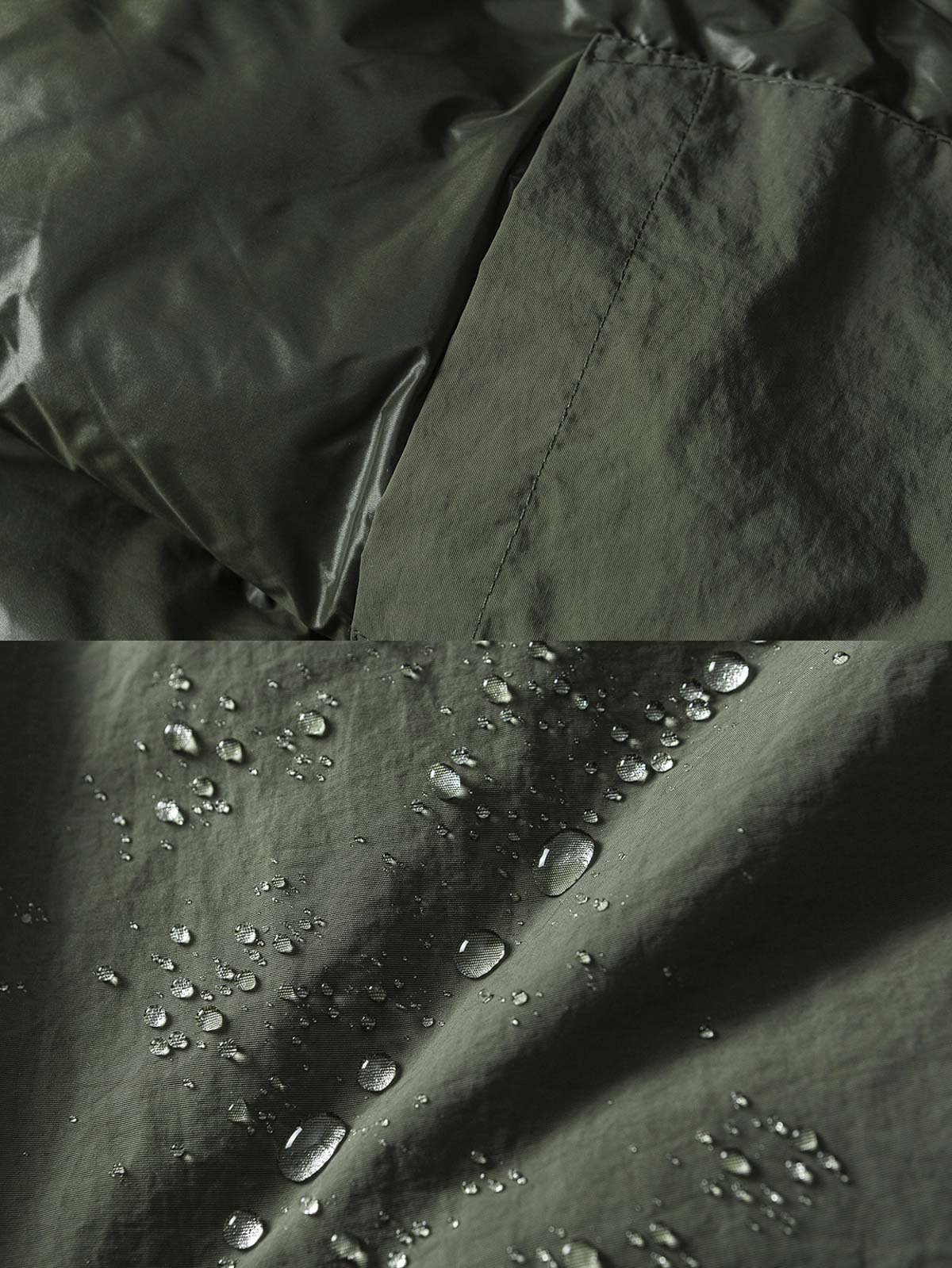 製品画像
「シワ感 開襟 ワーク 中綿ジャケットの全体像。クラシックな開襟デザインとシワ感素材が特徴の防風・保温性に優れたレトロワークスタイルジャケット」
詳細画像
「シワ感 開襟 ワーク 中綿ジャケットの胸ポケットと開襟デザインのディテール。耐久性と実用性を兼ね備えた素材感のクローズアップ」