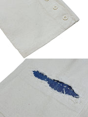 パッチワーク刺し子 スラックス