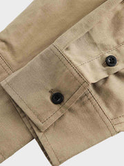 ソリッドカラーワークポケットシャツ