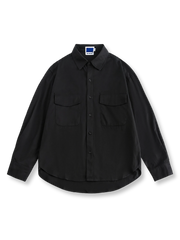 ソリッドカラーワークポケットシャツ
