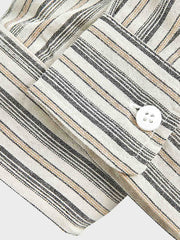 ベーシック ストライプボタンダウンシャツ