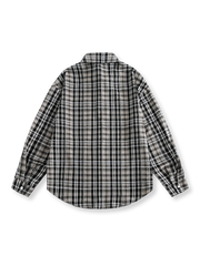 チェック長袖シャツ