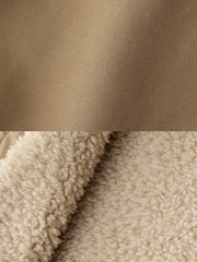 フード付き 裏起毛トレンチコート