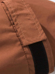 立体ポケットxフード付き ダウンジャケット