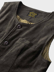 厚手 コーデュロイ ベスト