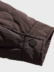 薄中綿・円形キルティングワークジャケット