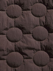 薄中綿・円形キルティングワークジャケット