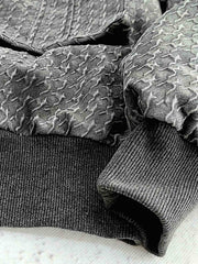 ハウンドトゥース柄 中綿ジャケット