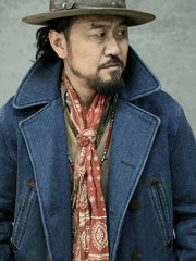 藍染 剣道ダブルブレストコート