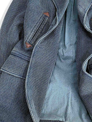 藍染 剣道ダブルブレストコート