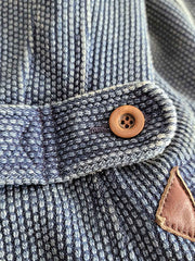 藍染 剣道ダブルブレストコート