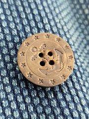 藍染 剣道ダブルブレストコート