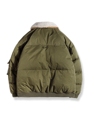 マルチポケット フリース襟 中綿ジャケット