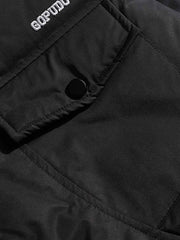 マルチポケット フリース襟 中綿ジャケット