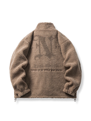 リバーシブル ラムフリース 中綿ジャケット