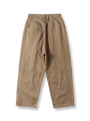 3色展開 ドローストリング ワークパンツ