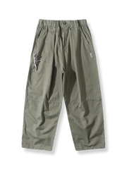 3色展開 ドローストリング ワークパンツ