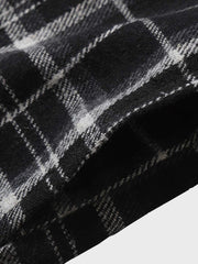 微起毛 3色展開タータンチェック柄ワークシャツ