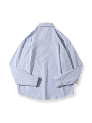 ストライプエンブロイダリーシャツ