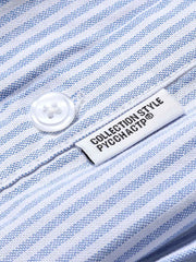 ストライプエンブロイダリーシャツ