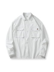 ビー刺繍ワークシャツ