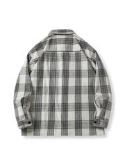 チェック柄ワークシャツ