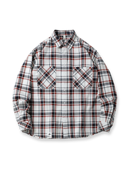 ビッグチェックウォッシュドシャツ