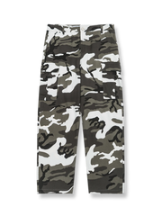 スノーカモフラージュ作業ズボン