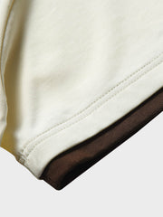 レイヤード風 プリント半袖Tシャツ