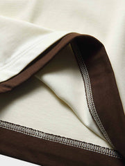 レイヤード風 プリント半袖Tシャツ