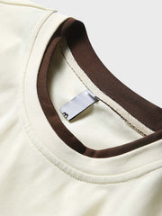 レイヤード風 プリント半袖Tシャツ