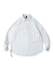 レッドコードワークポケット長袖シャツ