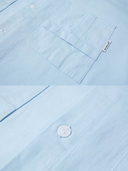 レッドコードワークポケット長袖シャツ