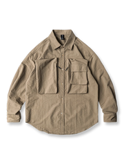 アウトドアチェックワークシャツ