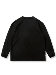 カラーブロック 刺し子刺繍 長袖Tシャツ