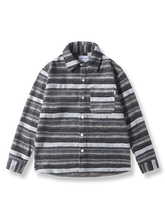 エスニック ジャガード総柄長袖シャツ