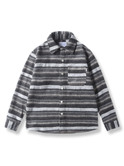 エスニック ジャガード総柄長袖シャツ