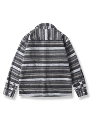 エスニック ジャガード総柄長袖シャツ