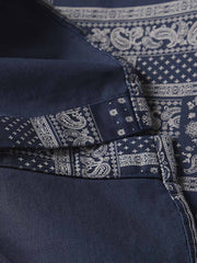 民族風プリント 長袖シャツ