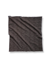 ペイズリー柄とドット柄のリネンコットン混紡スカーフ全体画像