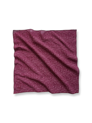 ペイズリー柄とドット柄のリネンコットン混紡スカーフ全体画像