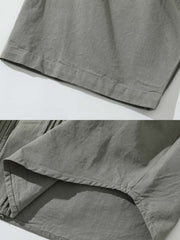 縦ストライプ 半袖シャツ