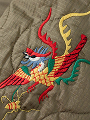 ベトナム戦争ヴィンテージキルト刺繍ジャケット