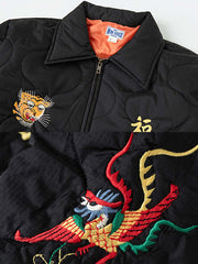 ベトナム戦争ヴィンテージキルト刺繍ジャケット