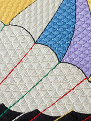 ベトナム戦争ヴィンテージキルト刺繍ジャケット