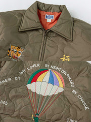 ベトナム戦争ヴィンテージキルト刺繍ジャケット